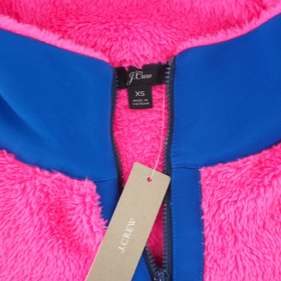 J. Crew Superplush Sherpa Half-Zip Pullover - Picture 8 of 9